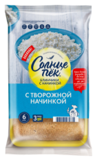 Блинчики Солнцепек с творожной начинкой 420г, 6 (Гурман)